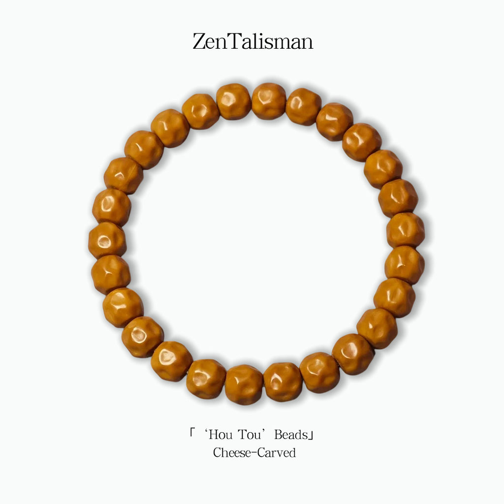 Hou-Tou Beads（Cheese Carved）