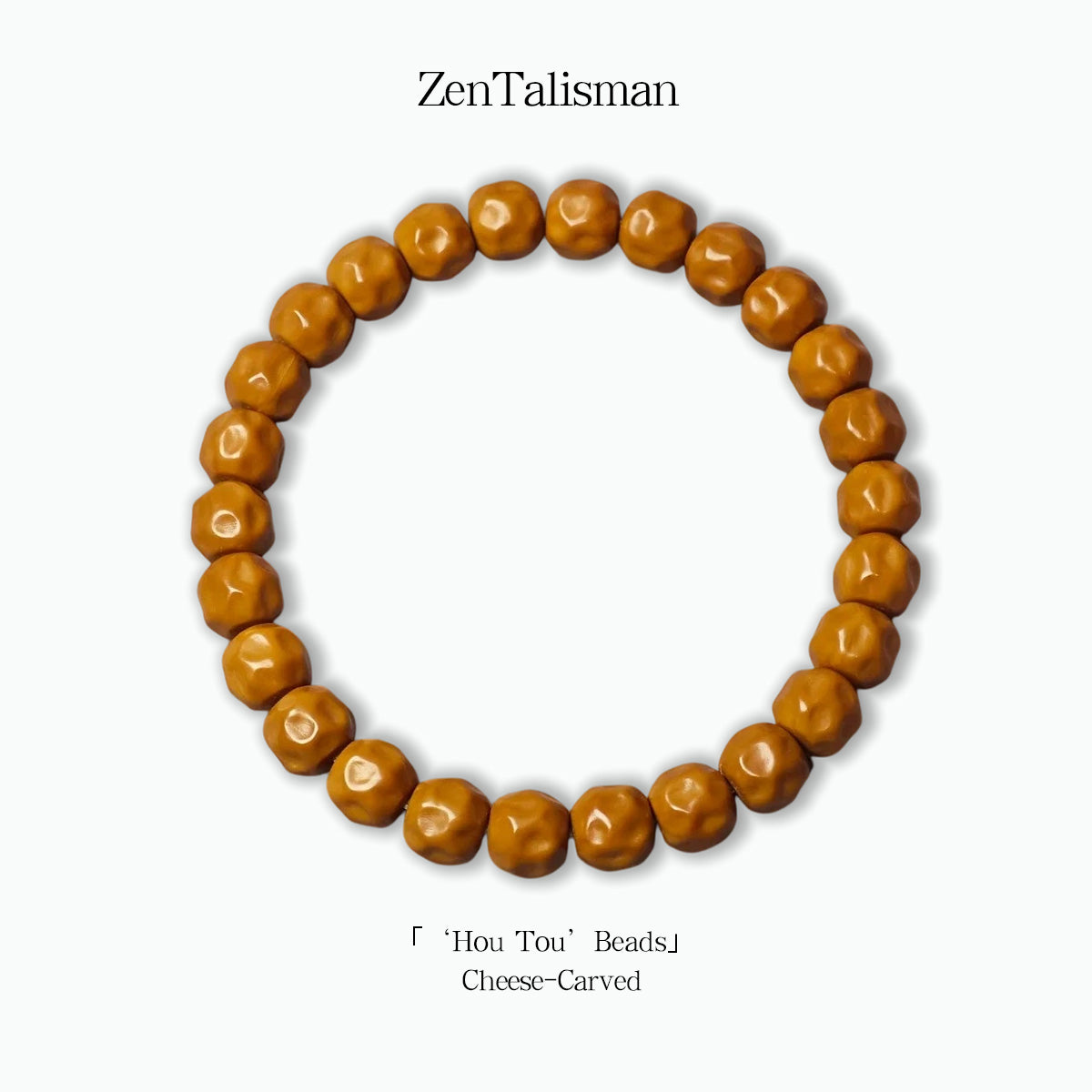 Hou-Tou Beads（Cheese Carved）