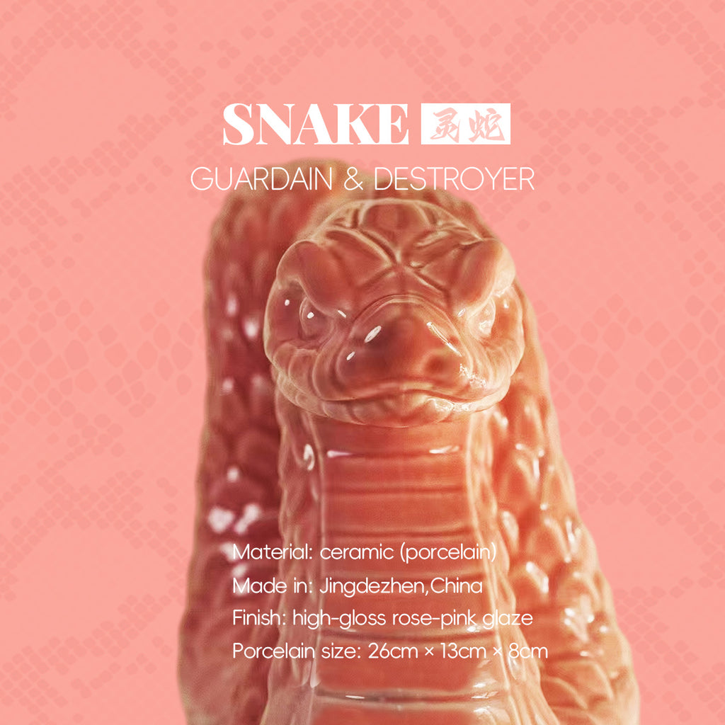 Spirit Snake - Jingdezhen Ceramic Ornament
