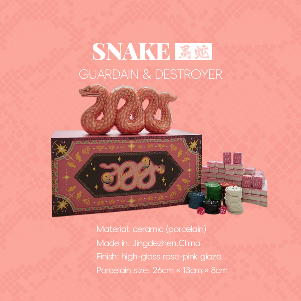 Spirit Snake - Jingdezhen Ceramic Ornament