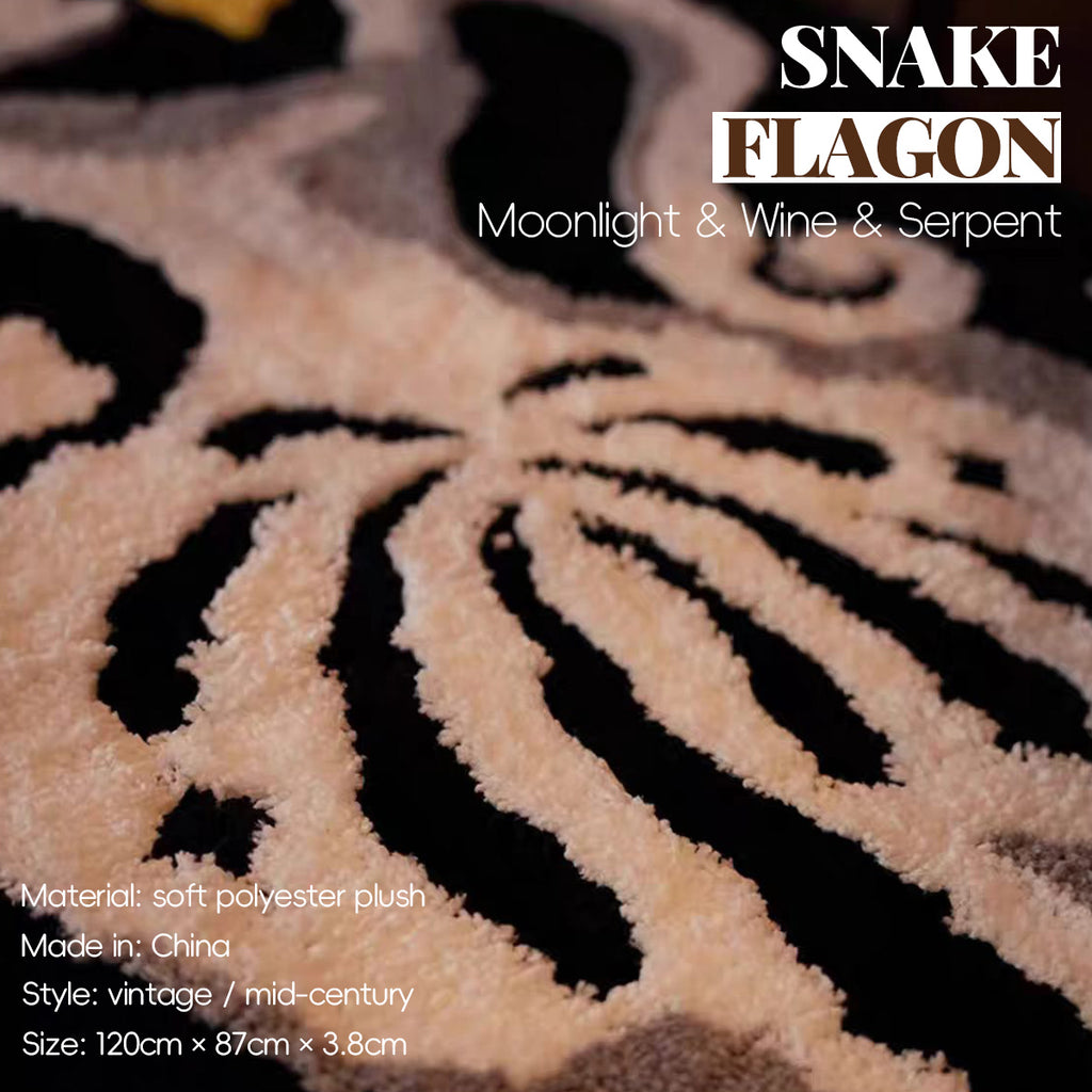 Silk Road Spirit Snake Plush Rug